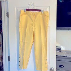 New with tags! Talbots Hampshire Ankle pant with button accent. Size 12P